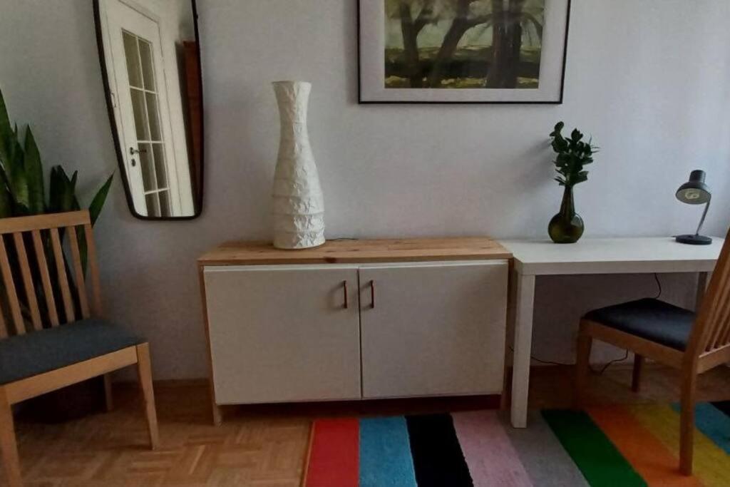Zielona Wiolinowa Appartement Warschau Buitenkant foto