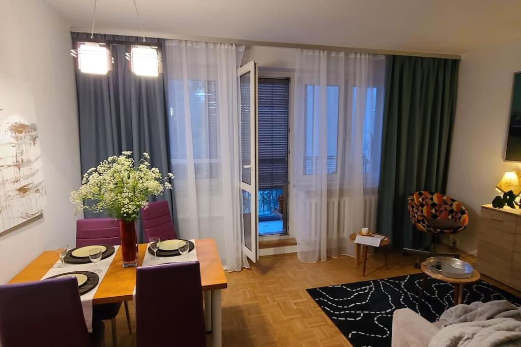 Zielona Wiolinowa Appartement Warschau Buitenkant foto